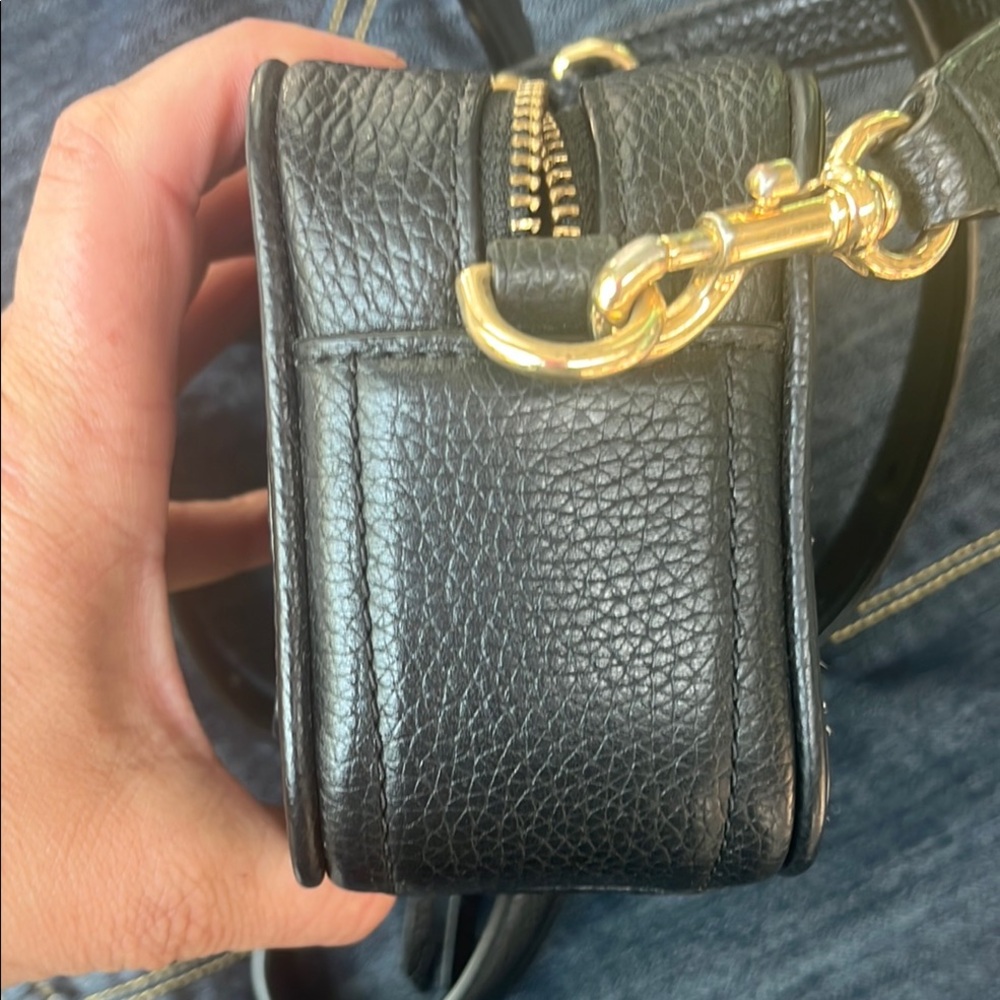 Marc Jacobs Black and White Polka Dot Crossbody Bag - Picture 3 of 12